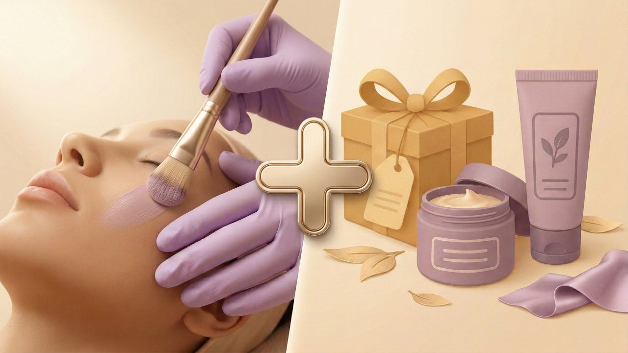 Trattamento viso professionale in salone abbinato a prodotti cosmetici in sconto — offerta esclusiva Jolie Beauty Shop