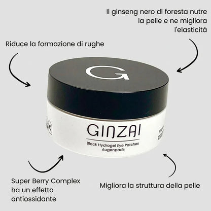 Ginzai BLACK HYDROGEL EYE PATCHES Description