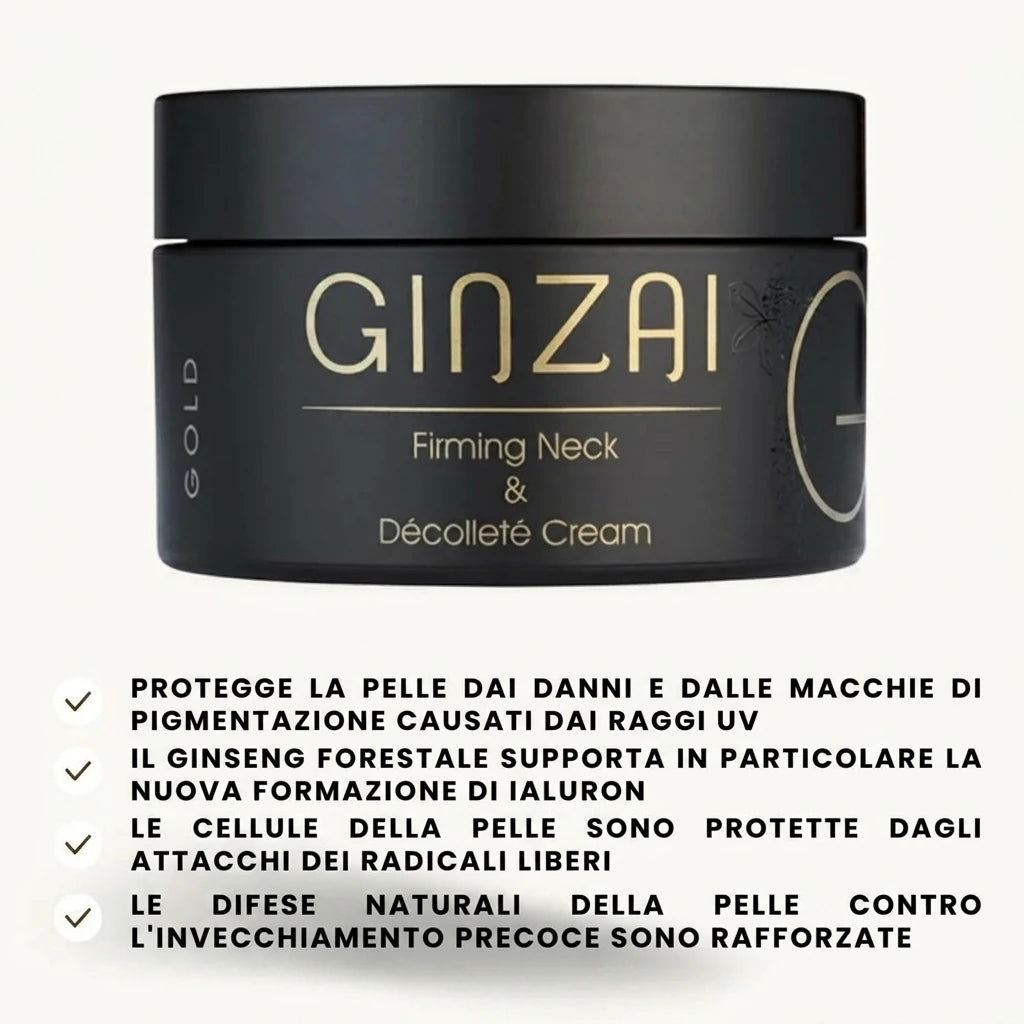 Ginzai FIRMING NECK AND DÉCOLLETÉ CREAM Benefits