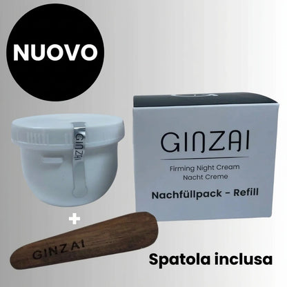 Ginzai Firming Night Cream Spatola Confezione