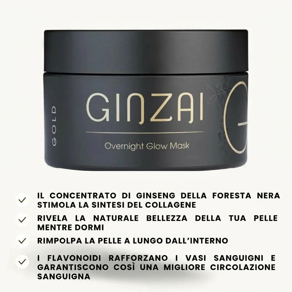 Ginzai OVERNIGHT GLOW MASK Benefits